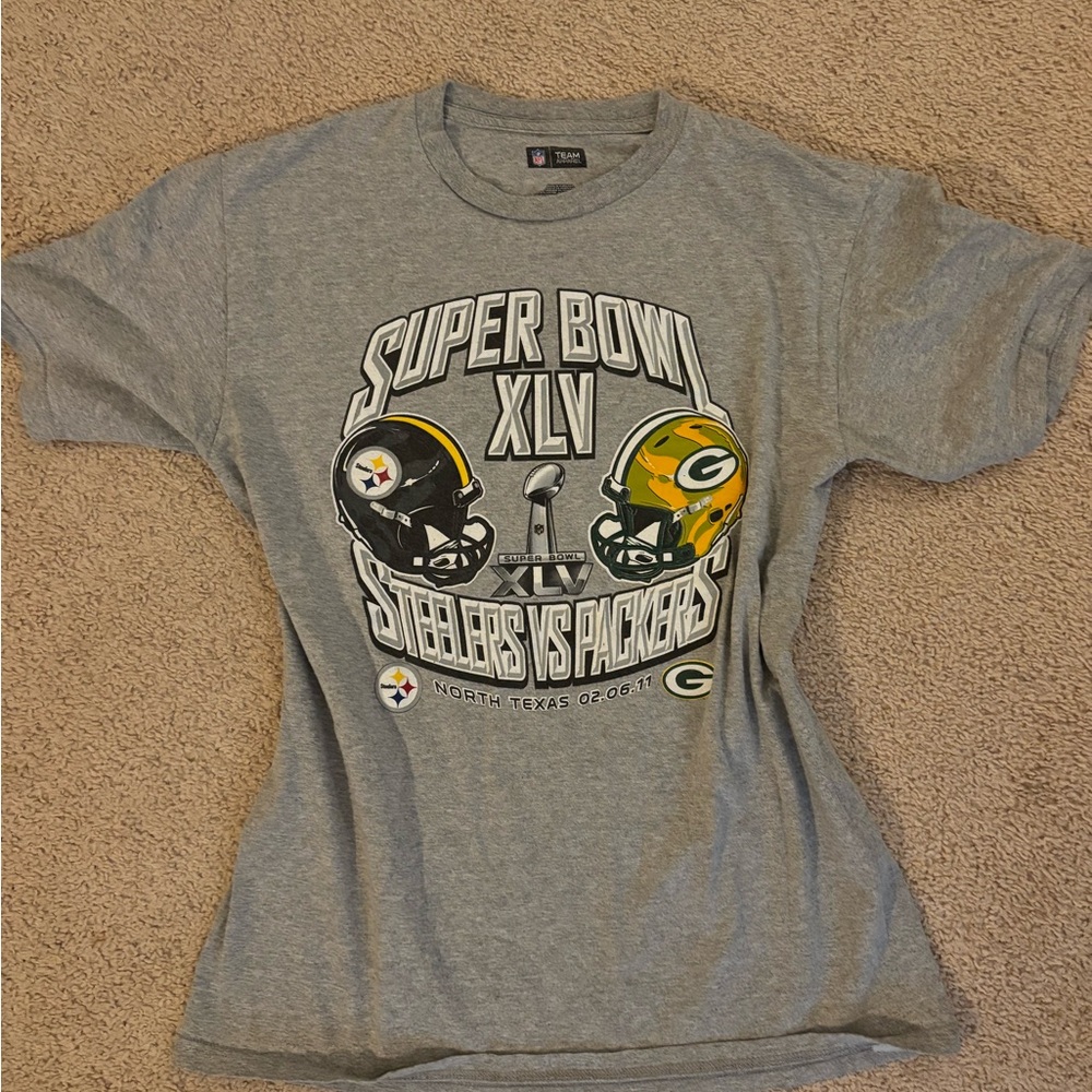 NFL Gray Super Bowl XLV Short Sleeve Tee